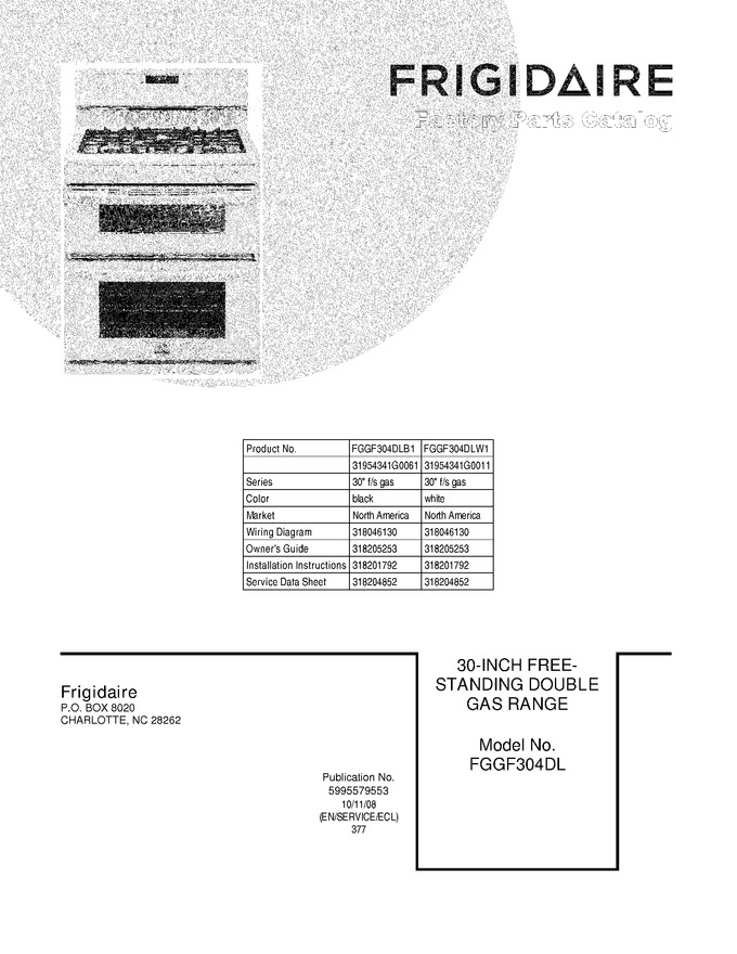 Diagram for FGGF304DLW1