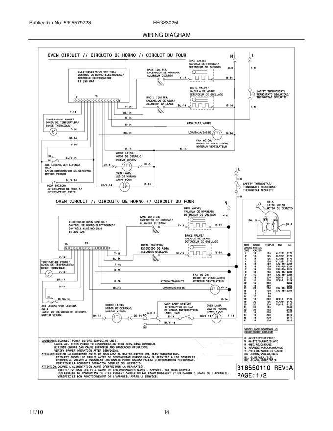 Diagram for FFGS3025LBB