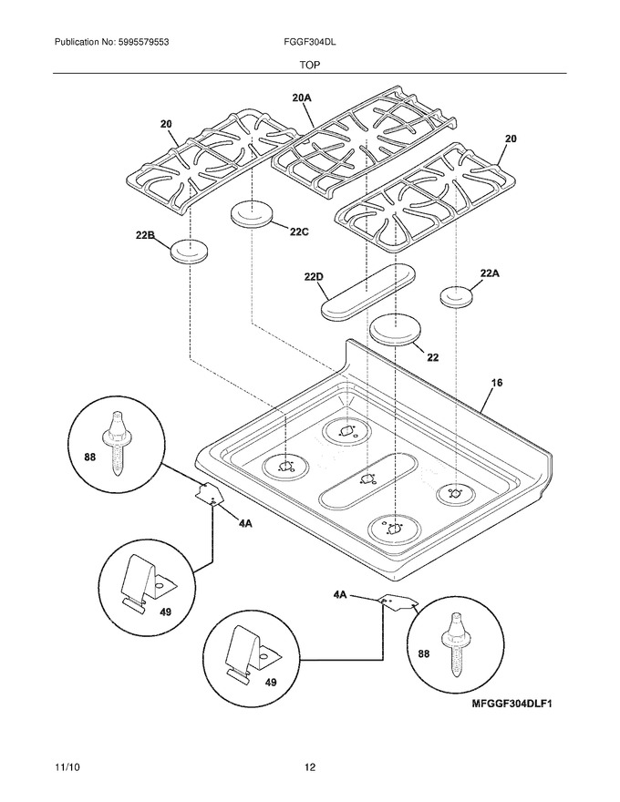 Diagram for FGGF304DLB1