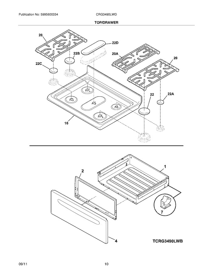 Diagram for CRG3490LWD