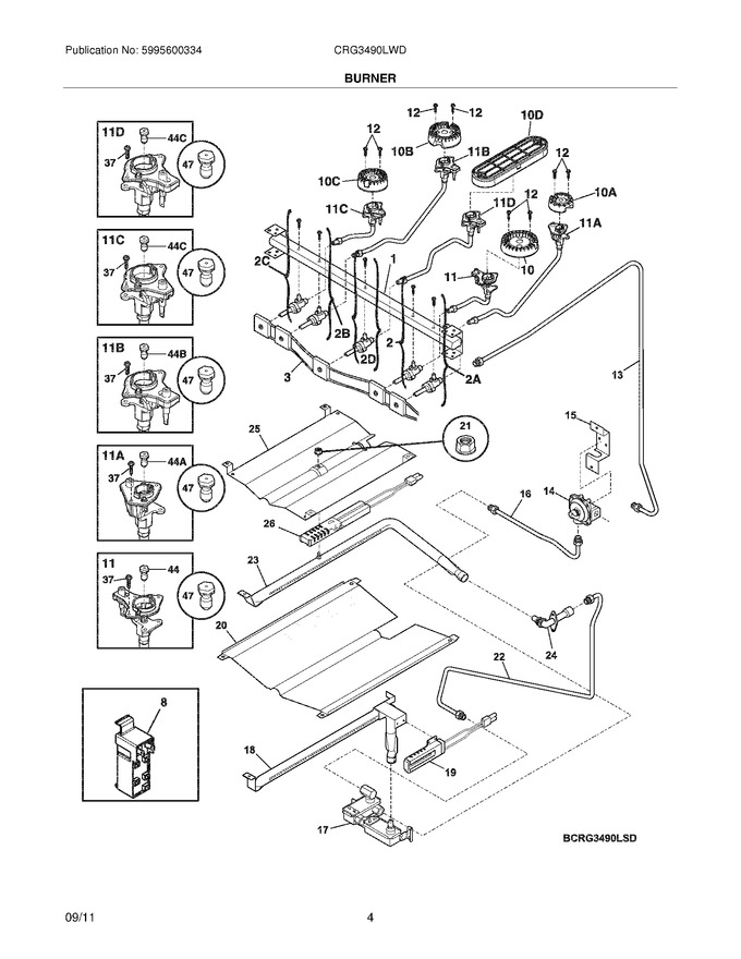 Diagram for CRG3490LWD