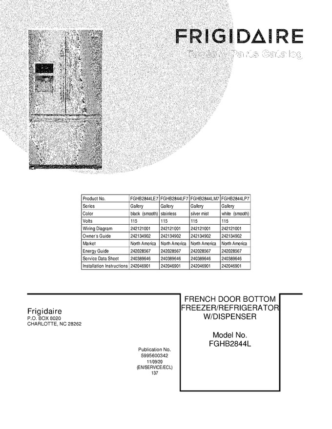 Diagram for FGHB2844LE7