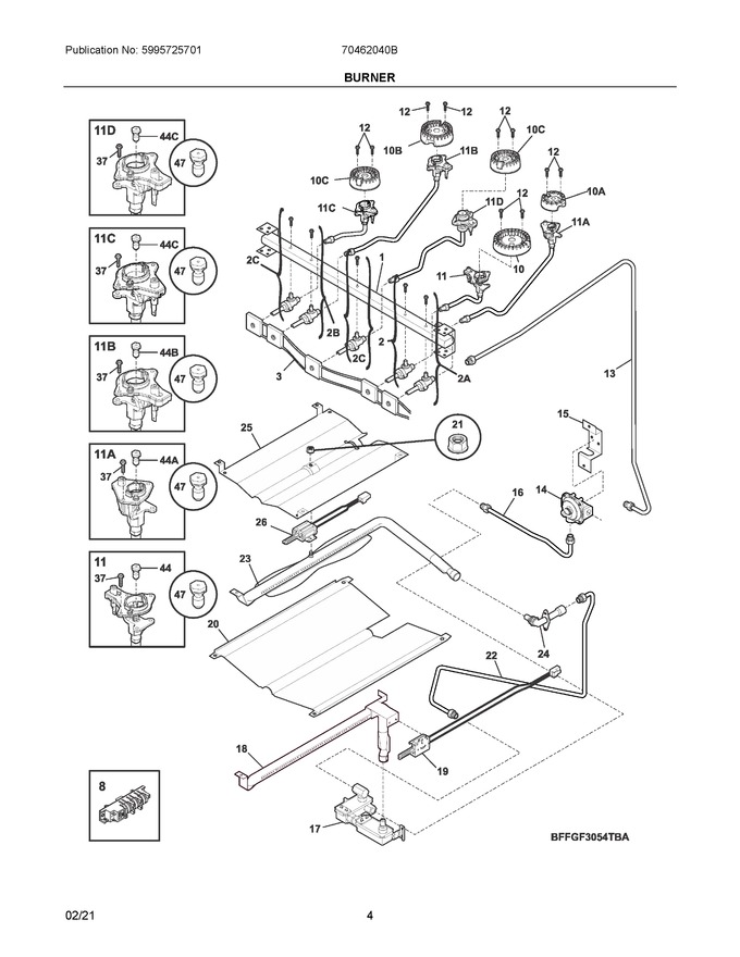 Diagram for 70462040B