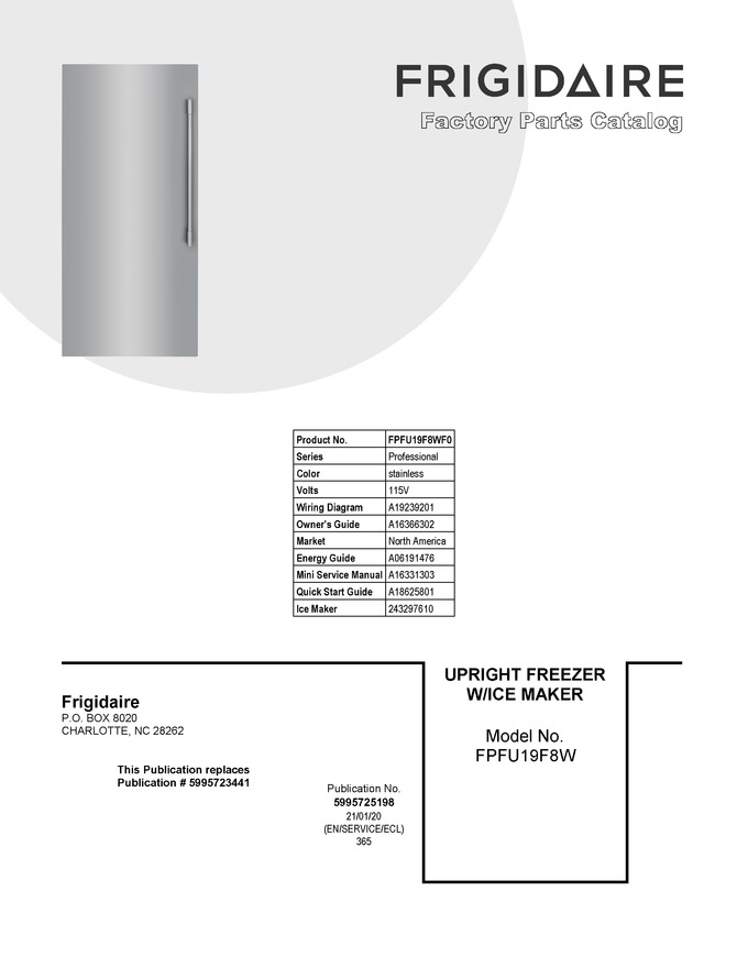 Diagram for FPFU19F8WF0