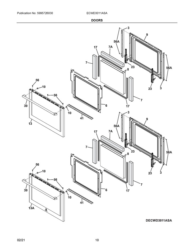 Diagram for ECWD3011ASA