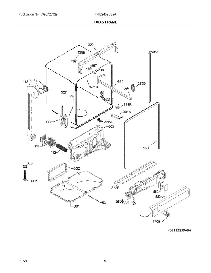 Diagram for FFID2459VS2A