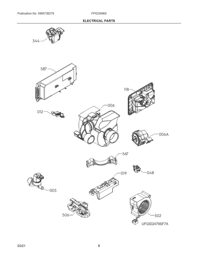 Diagram for FPID2498SF7A