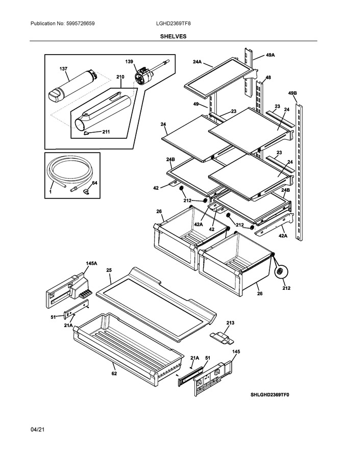 Diagram for LGHD2369TF8