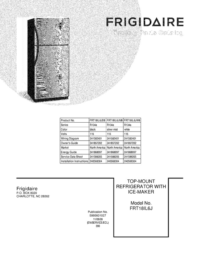 Diagram for FRT18IL6JM8