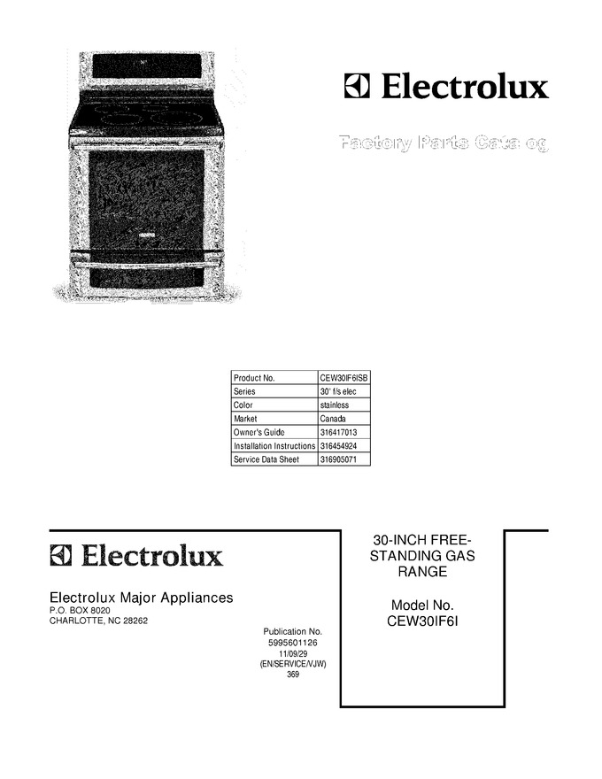 Diagram for CEW30IF6ISB