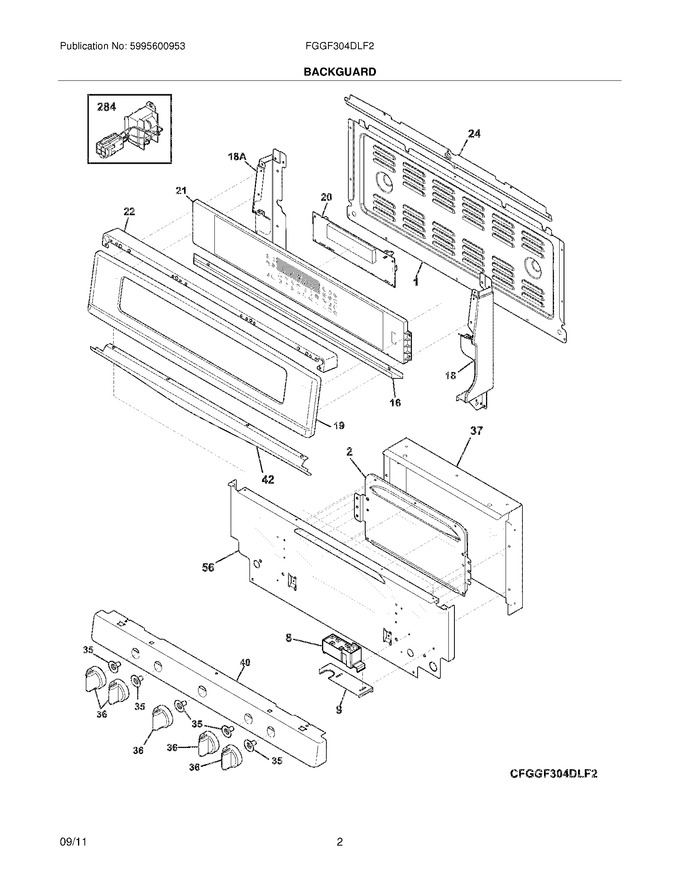 Diagram for FGGF304DLF2