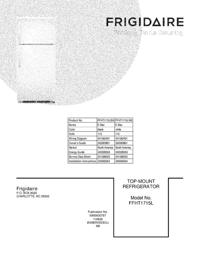 Diagram for FFHT1715LB6