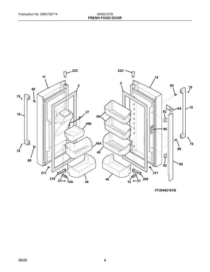 Diagram for 90462157B