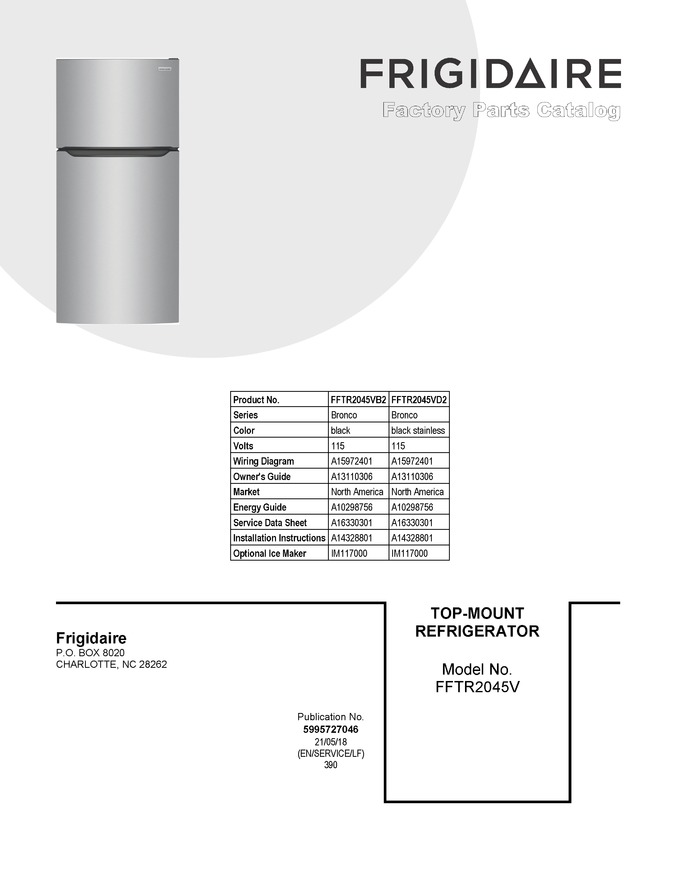 Diagram for FFTR2045VD2