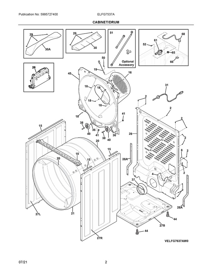 Diagram for ELFG7537AW0