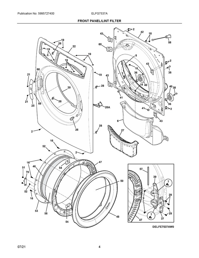 Diagram for ELFG7537AW0