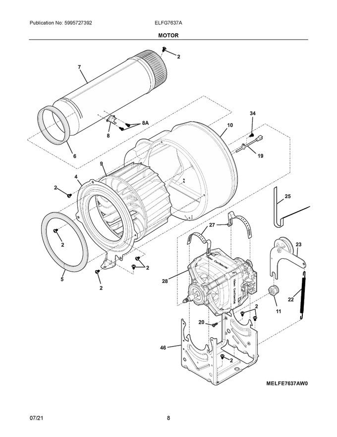 Diagram for ELFG7637AW0