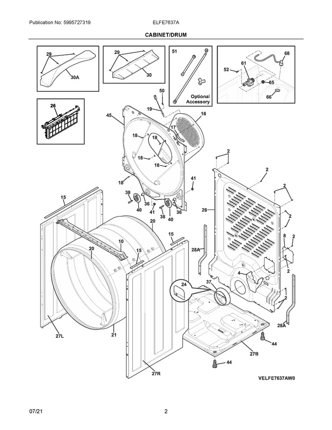 Diagram for ELFE7637AW0