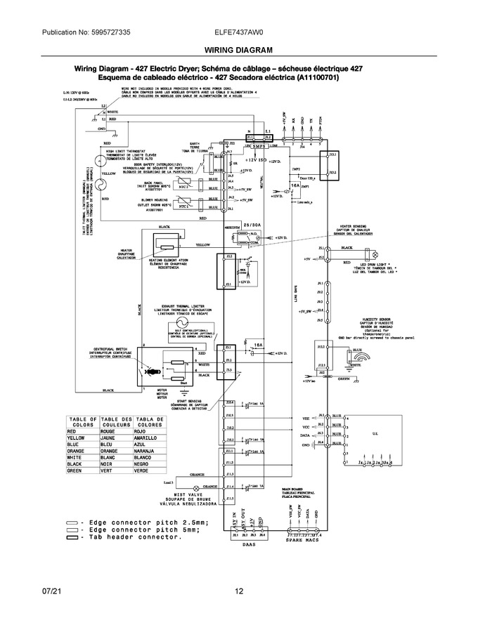 Diagram for ELFE7437AW0