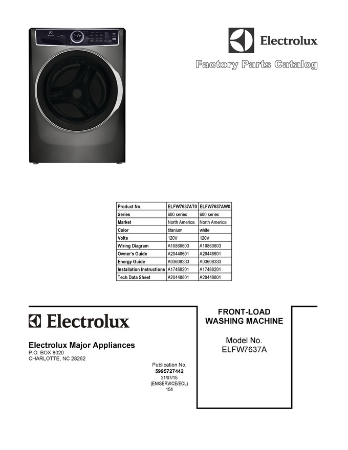 Diagram for ELFW7637AW0