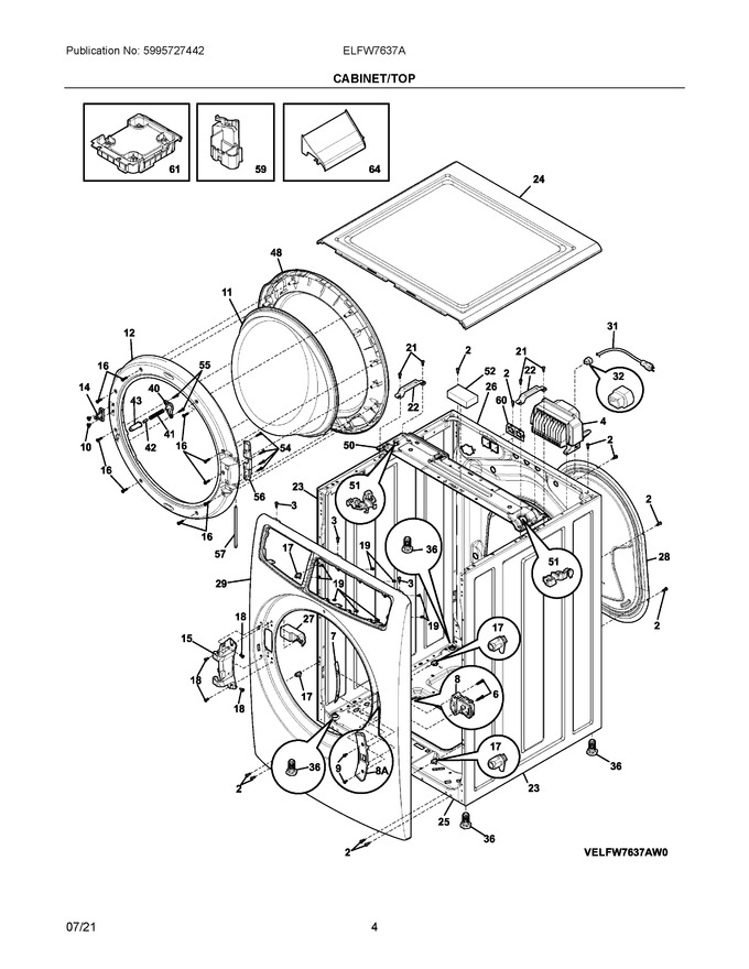 Diagram for ELFW7637AT0