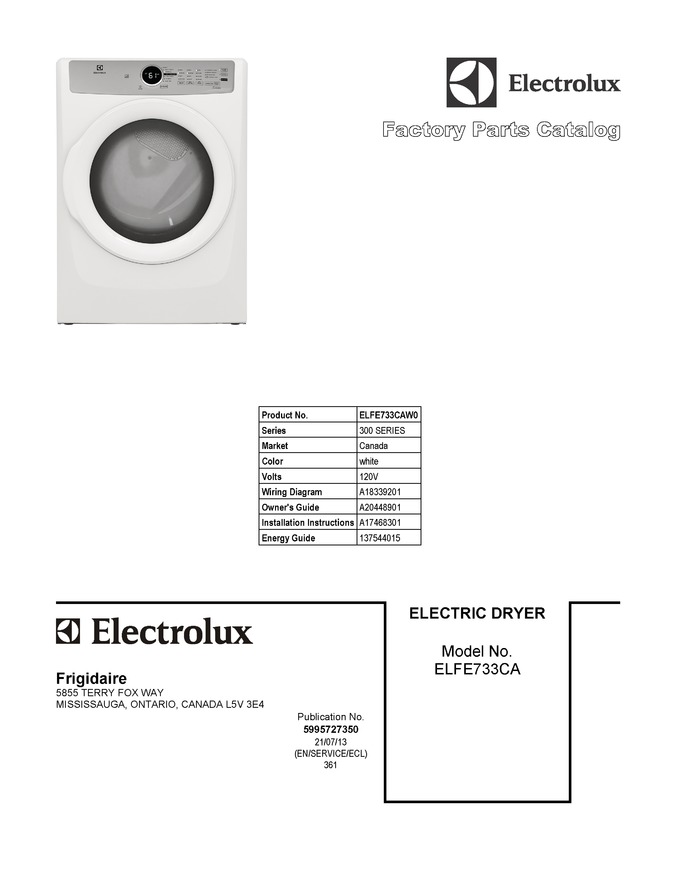 Diagram for ELFE733CAW0