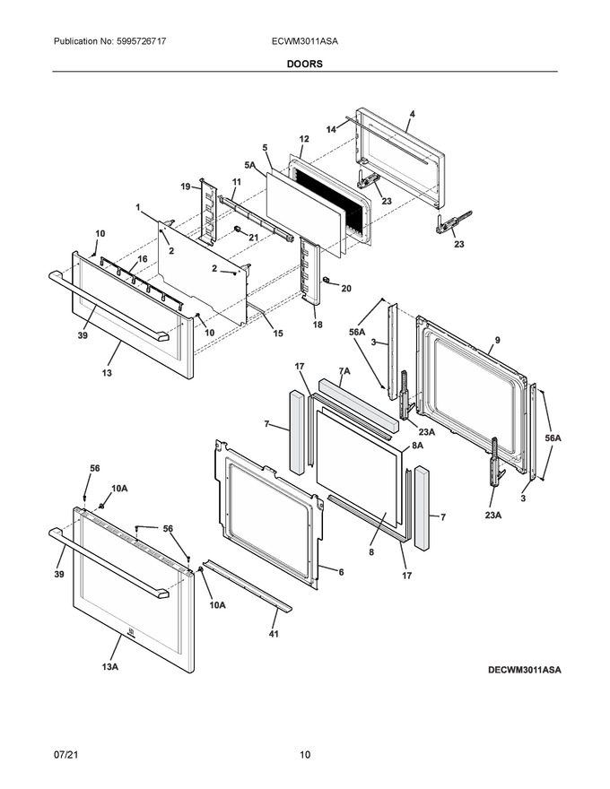 Diagram for ECWM3011ASA