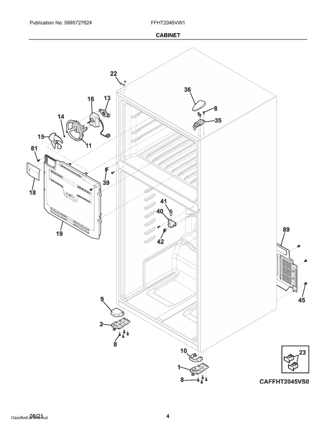 Diagram for FFHT2045VW1