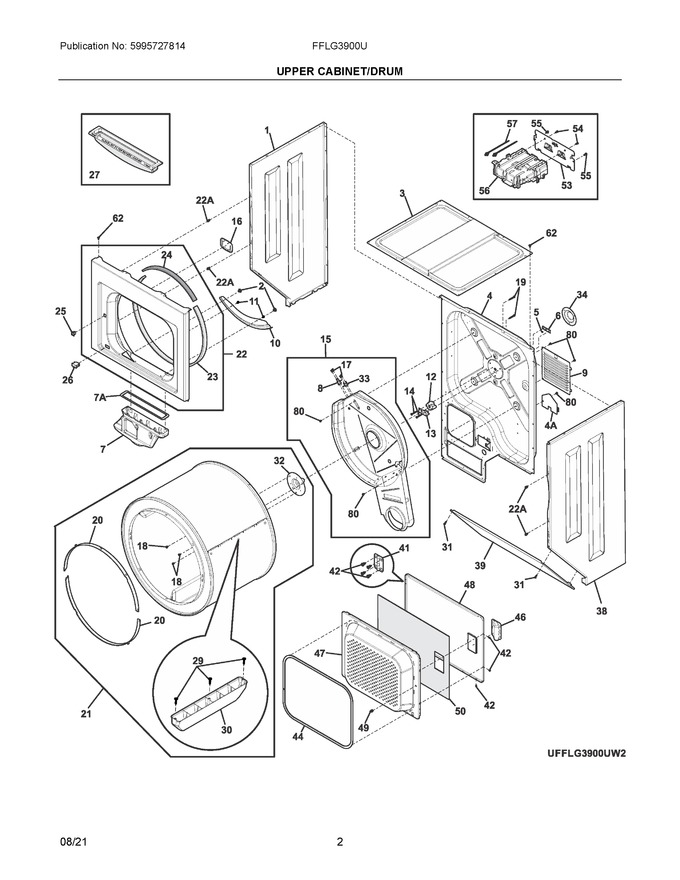 Diagram for FFLG3900UW5