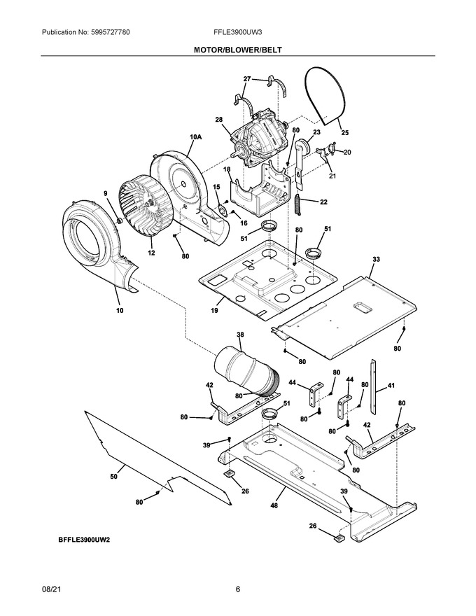 Diagram for FFLE3900UW3