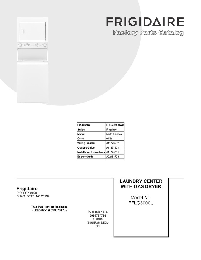 Diagram for FFLG3900UW0