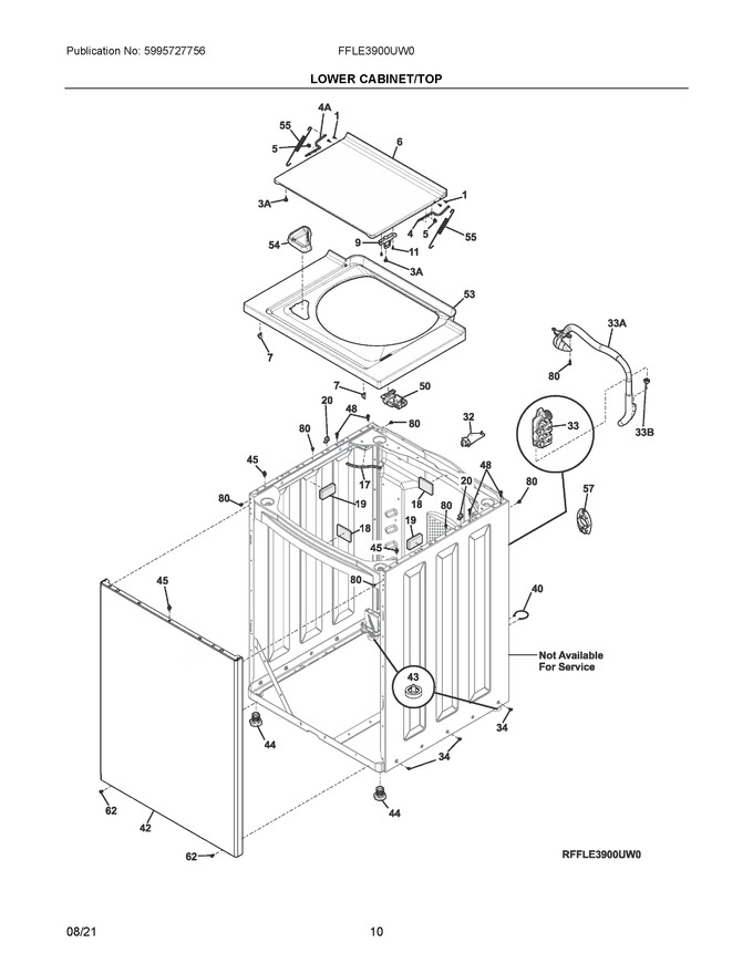 Diagram for FFLE3900UW0