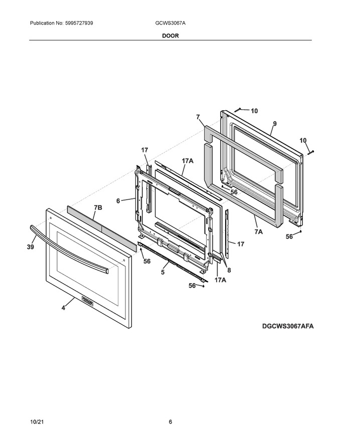 Diagram for GCWS3067AFA