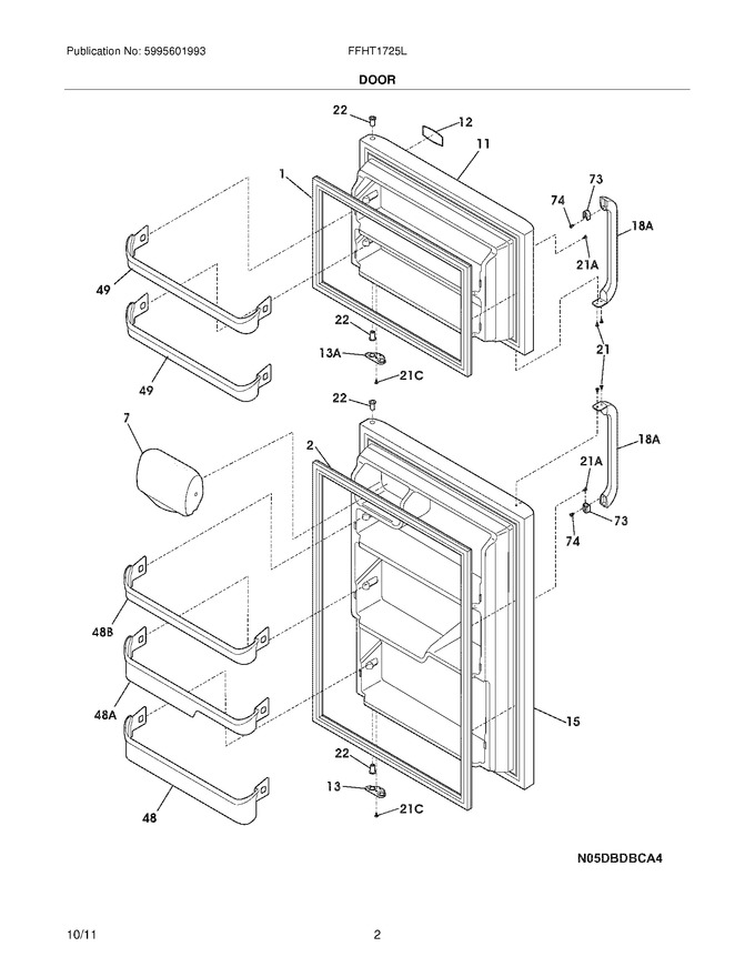 Diagram for FFHT1725LSA