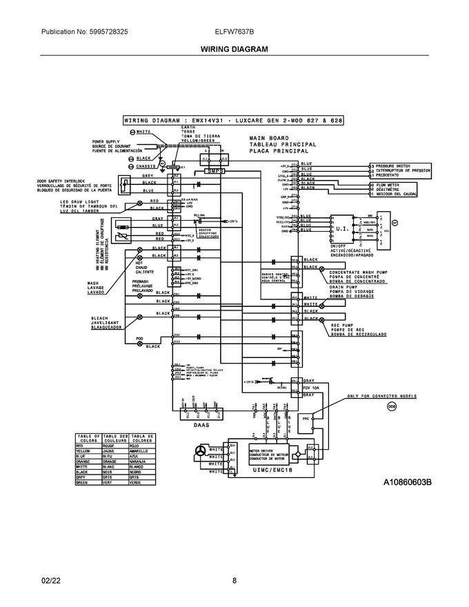 Diagram for ELFW7637BW0