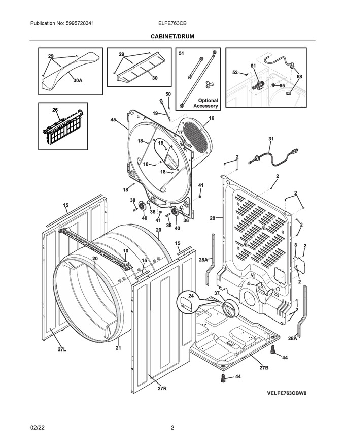 Diagram for ELFE763CBT0