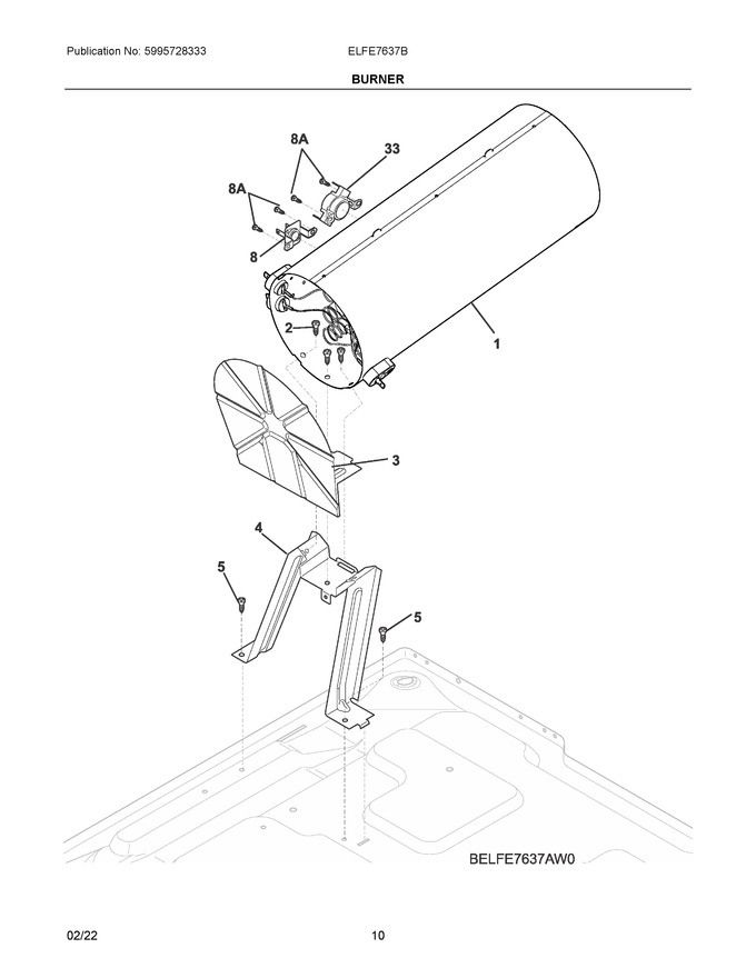 Diagram for ELFE7637BW0