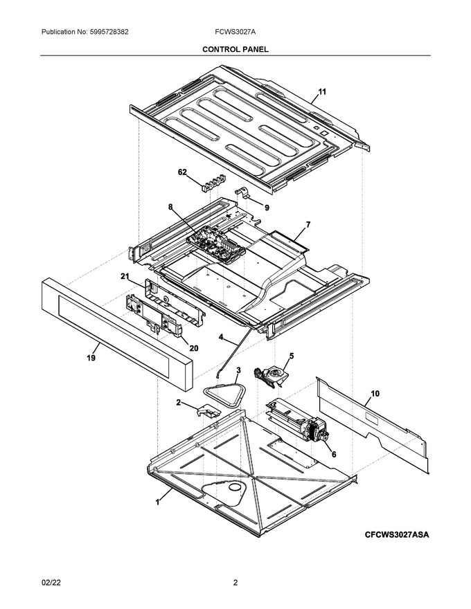 Diagram for FCWS3027ADA