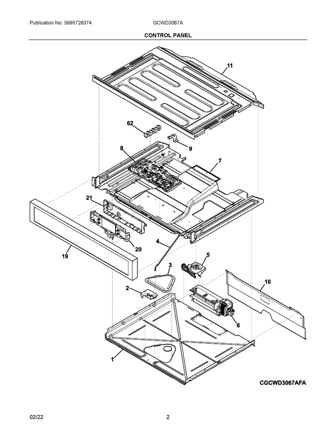 Diagram for GCWD3067AFA