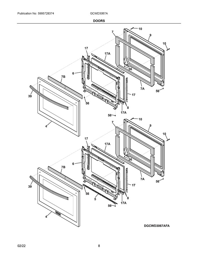 Diagram for GCWD3067AFA