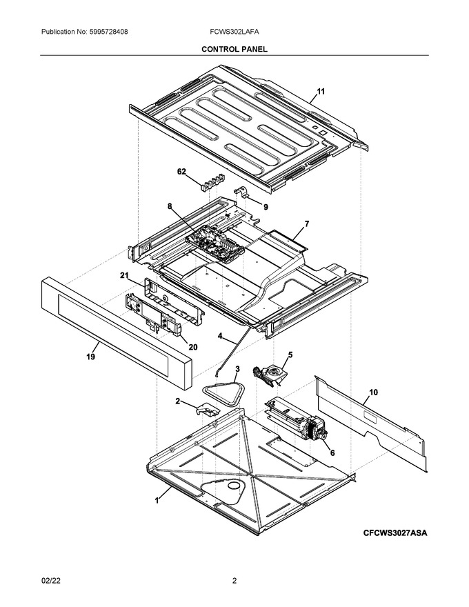 Diagram for FCWS302LAFA