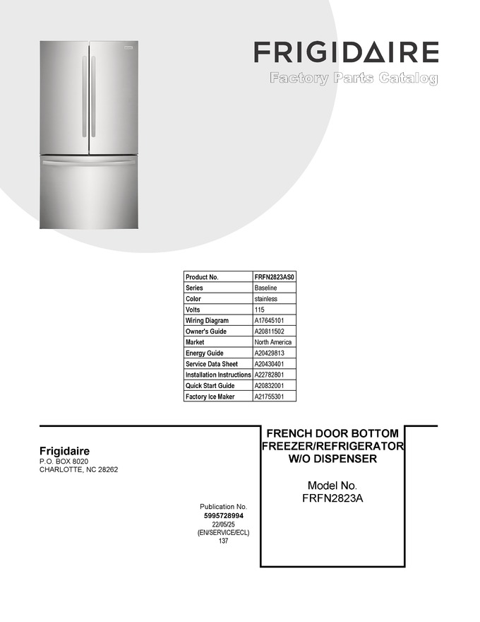 Diagram for FRFN2823AS0