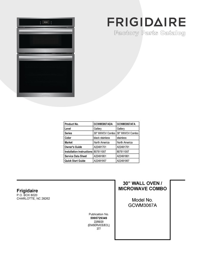 Diagram for GCWM3067AFA