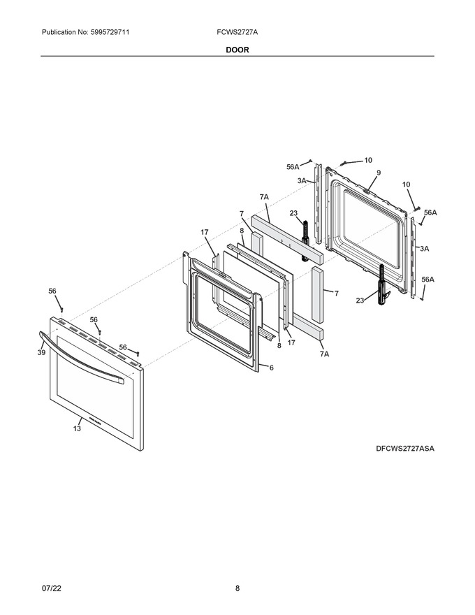 Diagram for FCWS2727ASA