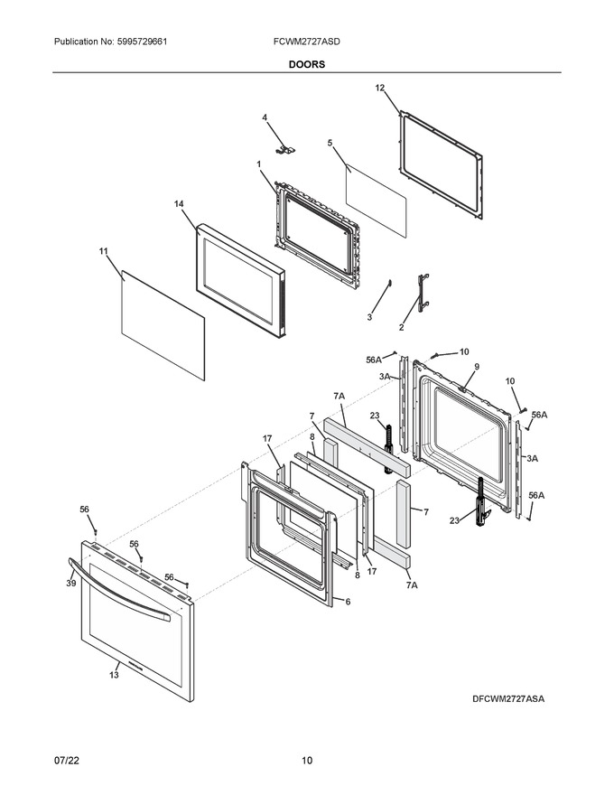 Diagram for FCWM2727ASD