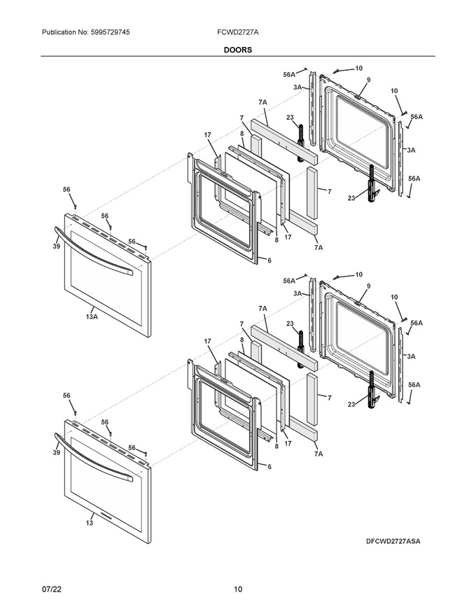 Diagram for FCWD2727ASA