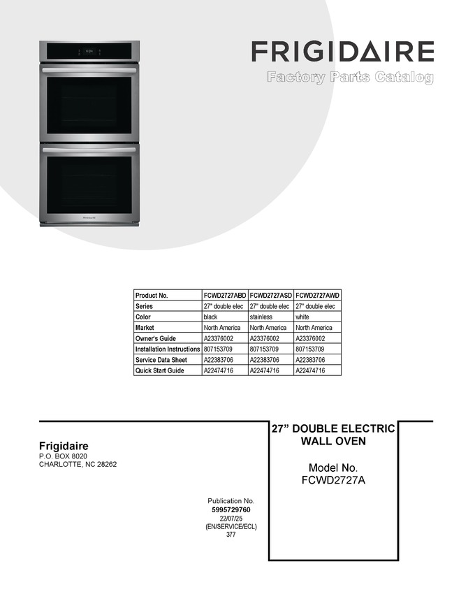 Diagram for FCWD2727ASD