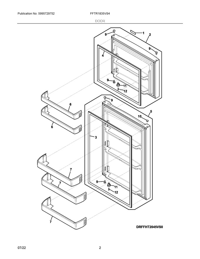 Diagram for FFTR1835VS4