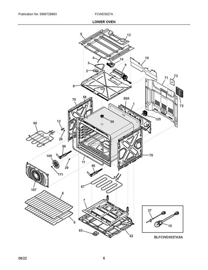 Diagram for FCWD3027AWA