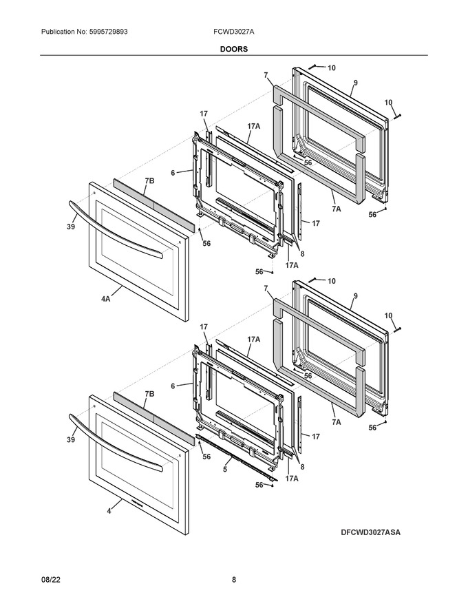 Diagram for FCWD3027ASA